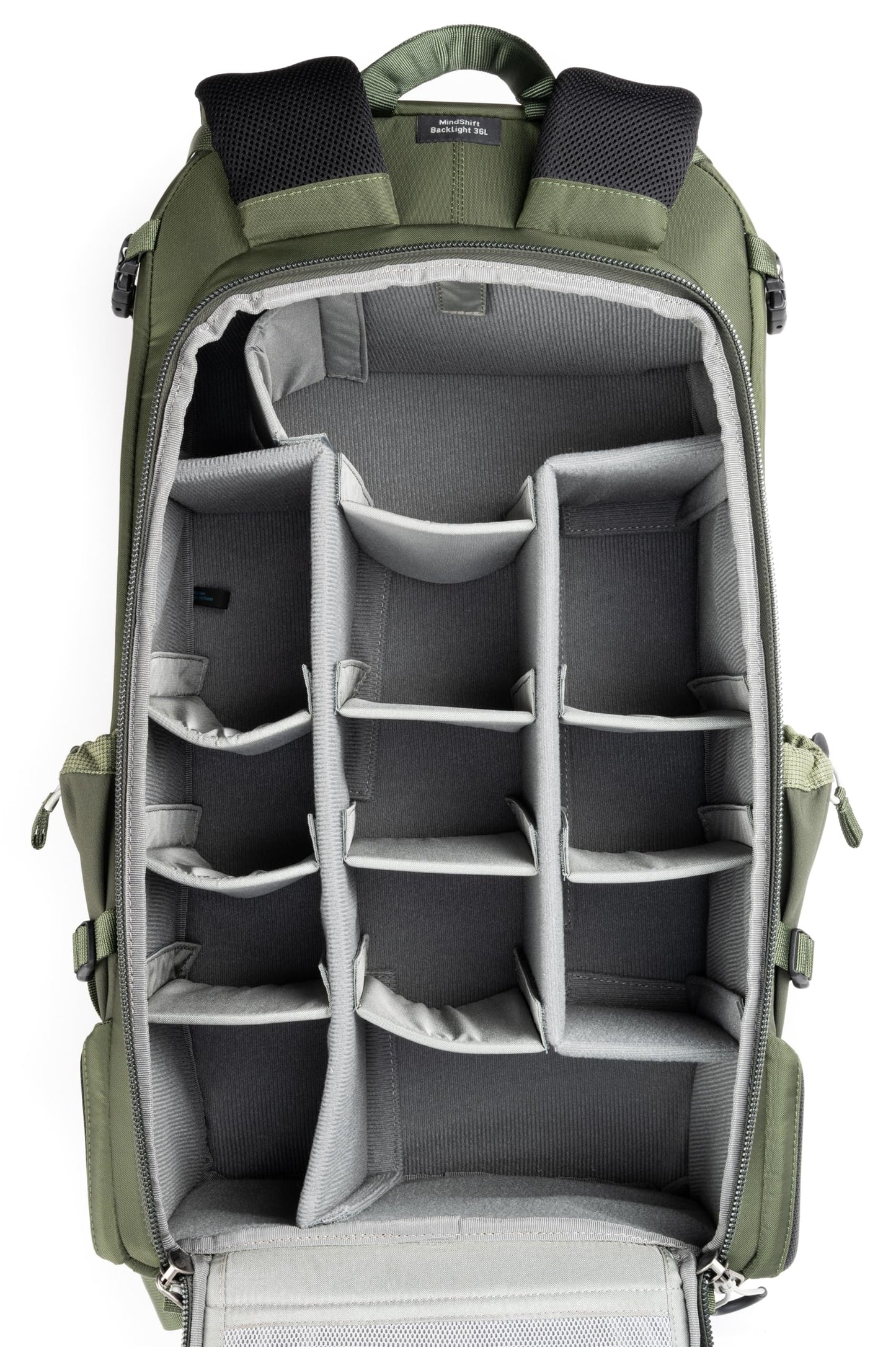 Think Tank BackLight 36L Camera Daypack Backpack for DSLR, Mirrorless, Photography and Video - Montane Green