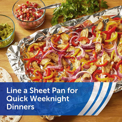 Reynolds Wrap Aluminum Foil Roll - Everyday Strength, Freezer & Grill Safe, 12" Wide, 100 Sq. Ft.