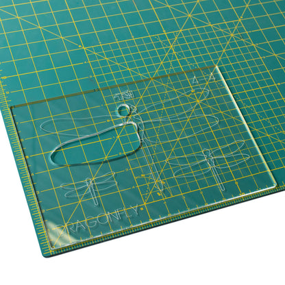 Dragonfly 3 Sizes - Acrylic Router Inlay Templates for Precise Wood Inlay Designs by Tarter Woodworking (MLIS) Multiple Layer Inlay System, Guaranteed to Work with Router Inlay kit, Made in USA