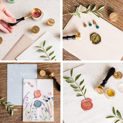 Hoppler 648 Pcs Sealing Wax Kit. Wax Seal Wax In 24 Colors. Wax Seal Kit For Stationary Supplies, Stamps For Crafts, Wax For Stamp Seals, Wax Stamp Kit, Gold Wax Seal Beads, And Sealing Wax Projects