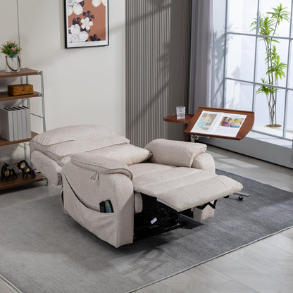 Oversized Electric Lift Chair Versatile Power Recliner Chair 180° Infinite Reclining Armchair for Adults with Massgae,Cupholder,USB-C Ports,Wireless Charging