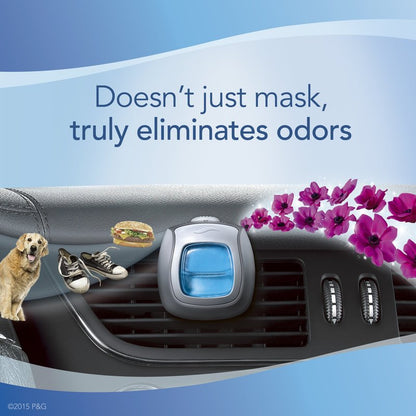 Febreze Car Vent Clip Air Freshener, Gain Original, 0.037 Pound