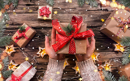 Geefuun 24Pieces Christmas Artificial Pine Needle/Pick Decorations 1 Pack Jute Twine Rope - Xmas Party Gift Wrapping Decor Wreaths Arrangement Tree Ornaments Wedding Supplies