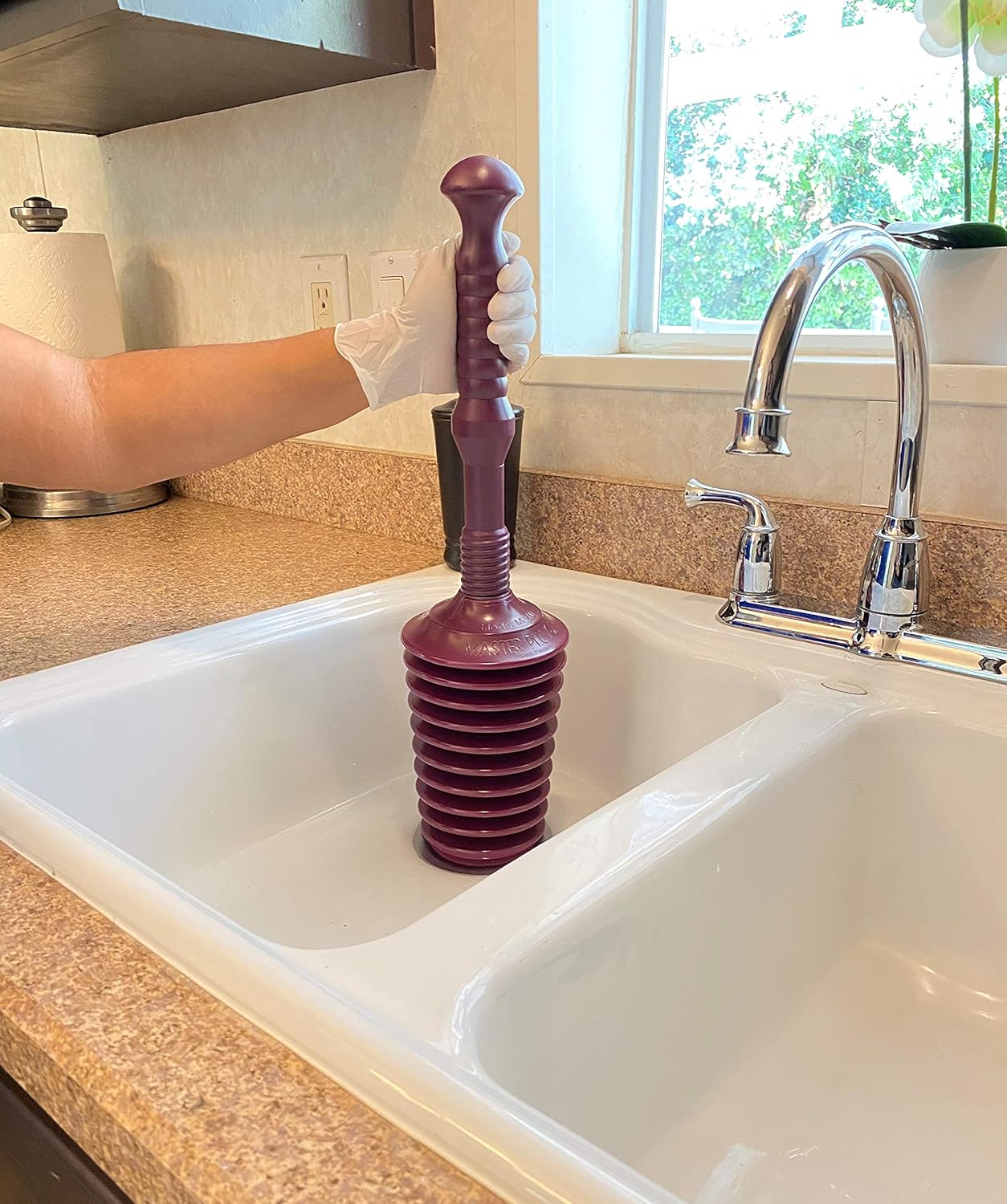 Master Plunger MP500 Heavy Duty All Purpose Plunger for Toilets, Kitchen Sinks, Laundry Tubs, Bath Tubs, Garbage