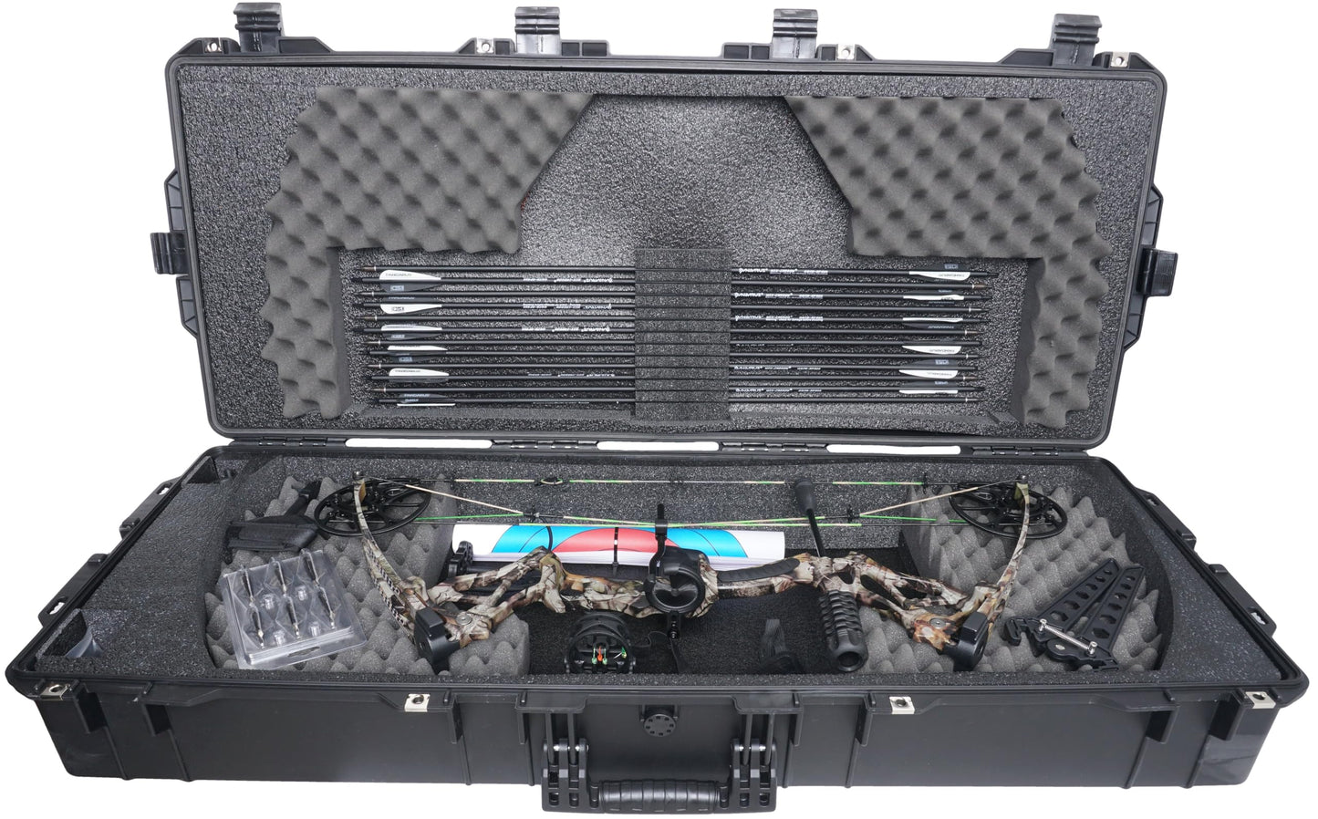 Case Club Parallel Limb Compound Bow Case Gen2. Pre-Cut, Wheeled, Waterproof, Lockable.
