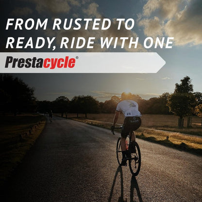 Prestacycle One Liquid - 4 Oz – All-in-One Bio-Based Bicycle Lube, Degreaser, Cleaner, Rust Remover & Protectant, Wet & Dry Chain Lubricant, USDA Certified, No Petroleum or Alcohol