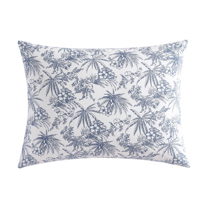 Tommy Bahama- King Duvet Cover Set, Reversible Cotton Bedding Set with Matching Shams, Coastal Bedding Set (Pen and Ink Blue, King)