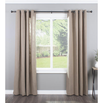 Decopolitan 1-Inch Urn Single Window Treatment Rod Set, 18 to 36-Inch, Antique Bronze