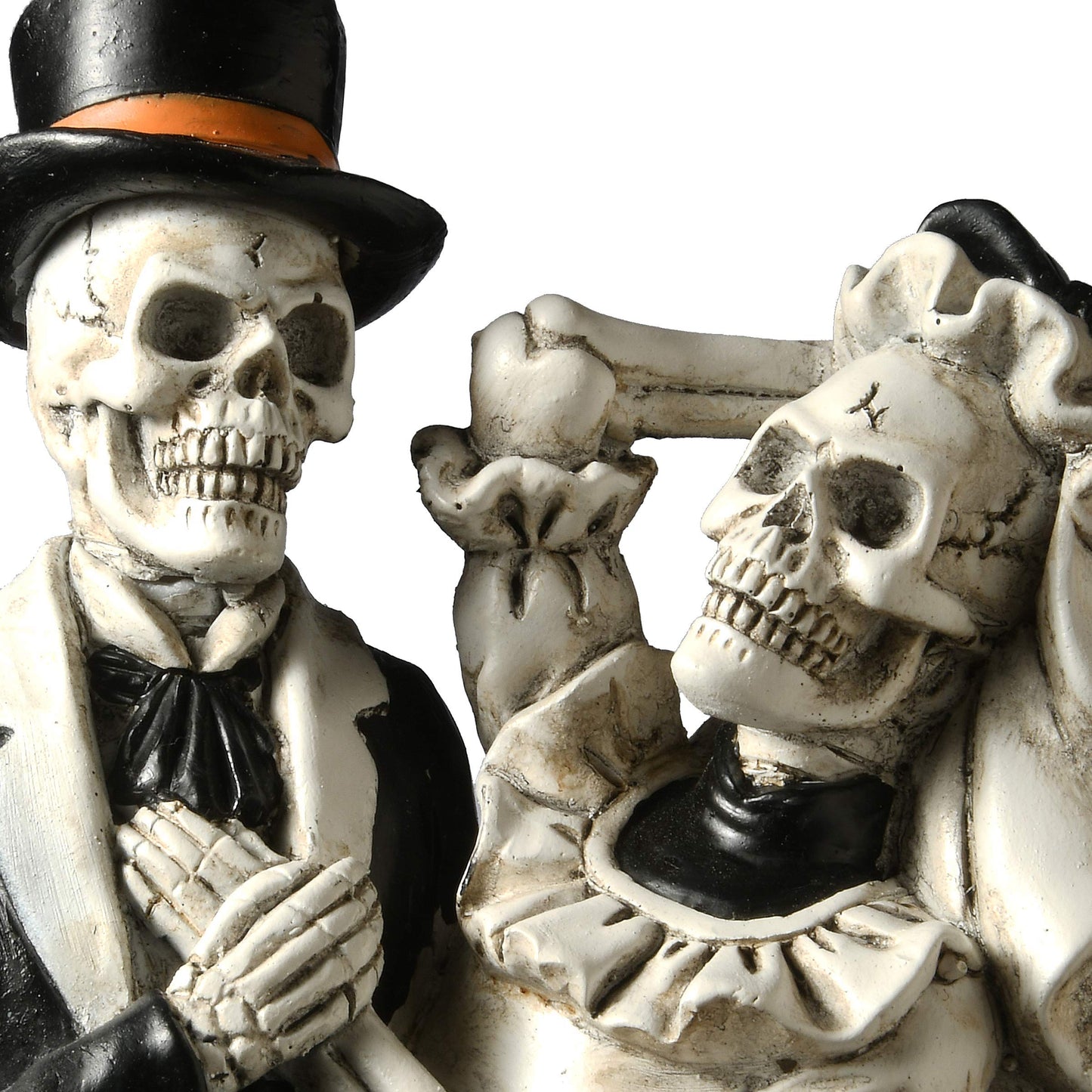 National Tree Company Skeleton Bride and Groom Decoration, Halloween Collection, 11 in