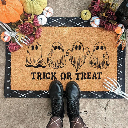 Halloween Stencils for Door Mats Large Halloween Doormat Stencils Skeleton Boo Spooky Ghost Stencil for Door Mat Wood Sign Fabrics DIY Crafts Decor