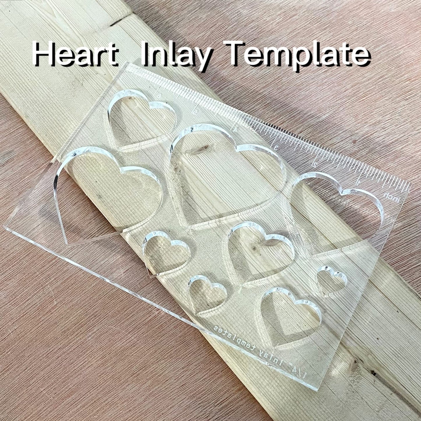 9 in 1 Router Templates for Woodworking Router Jig Template Heart Inlay Templates Decorative Templates