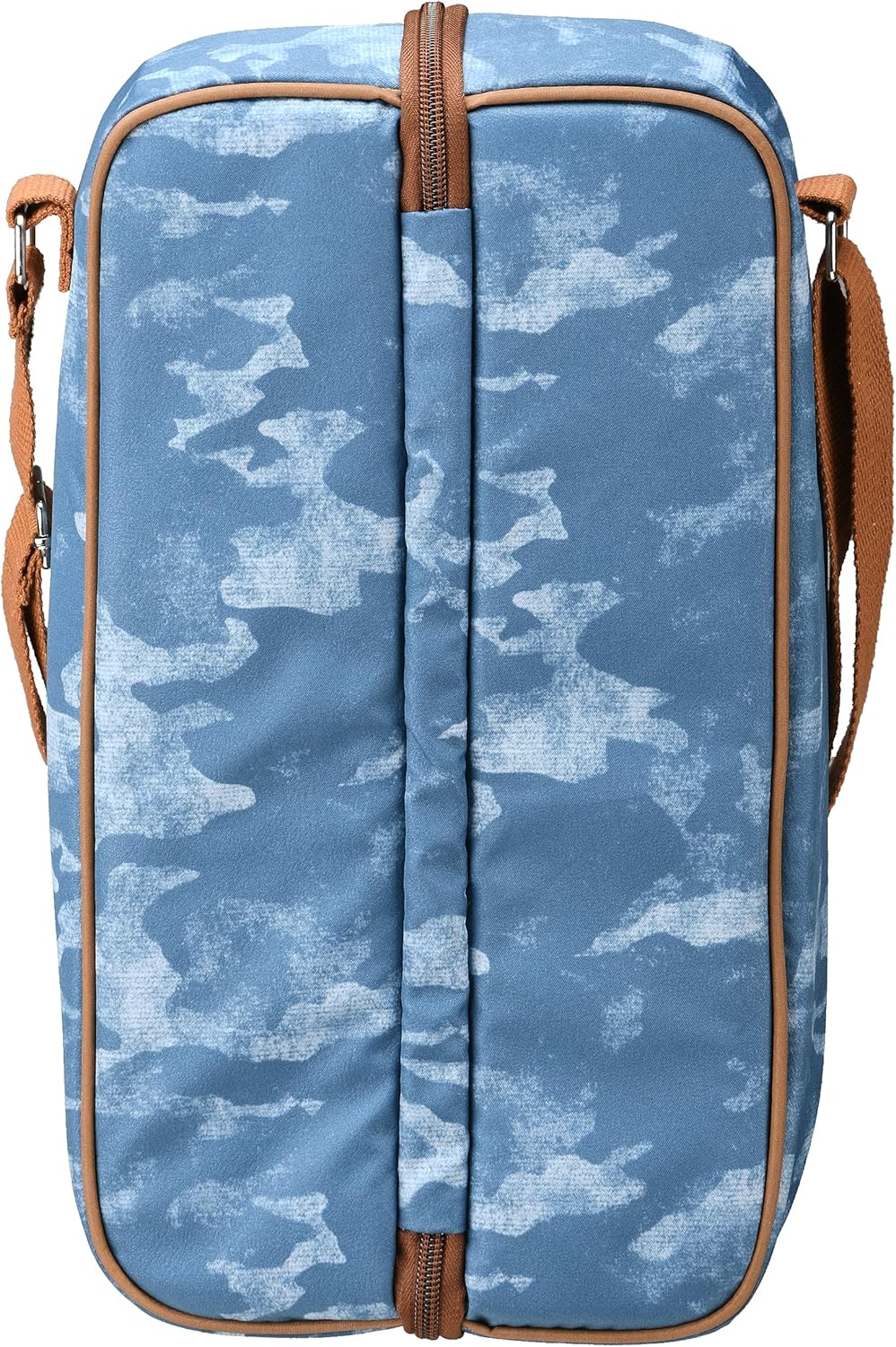 National Outdoor Living Blue Camouflage Wine Cooler Tote Bag