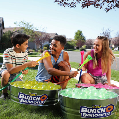 Bunch O Balloons Rapid-Filling Grenade-Colored Water Balloons 6 Pack (210 Balloons),Green