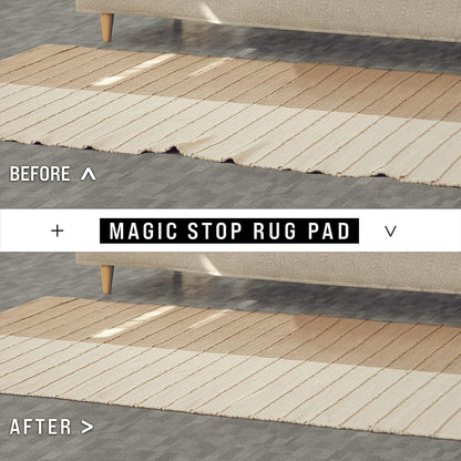 Grip-It Magic Stop Rug PAD, 2x8, White