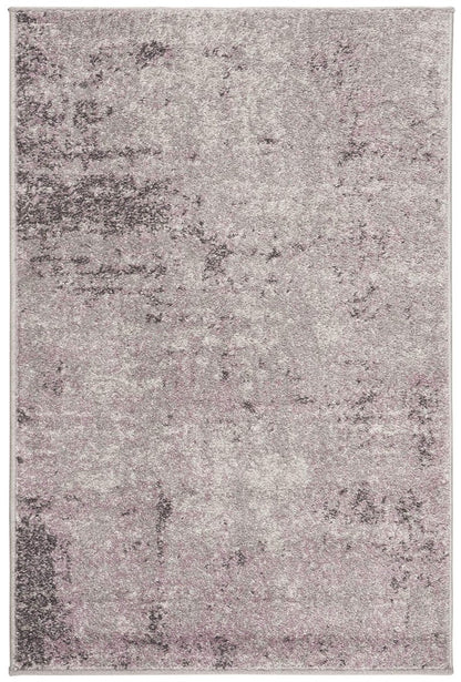 SAFAVIEH Adirondack Collection Accent Rug - 2'6" x 4', Light Grey & Purple, Modern Abstract Design, Non-Shedding & Easy Care, Ideal for High Traffic Areas in Entryway, Living Room, Bedroom (ADR130M)