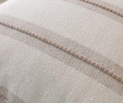 12x20 Set 2, Cethom Boho Throw Pillow Covers of Taupe Striped Decorative Pillow Cases for Couch Chair Bed, Textured
