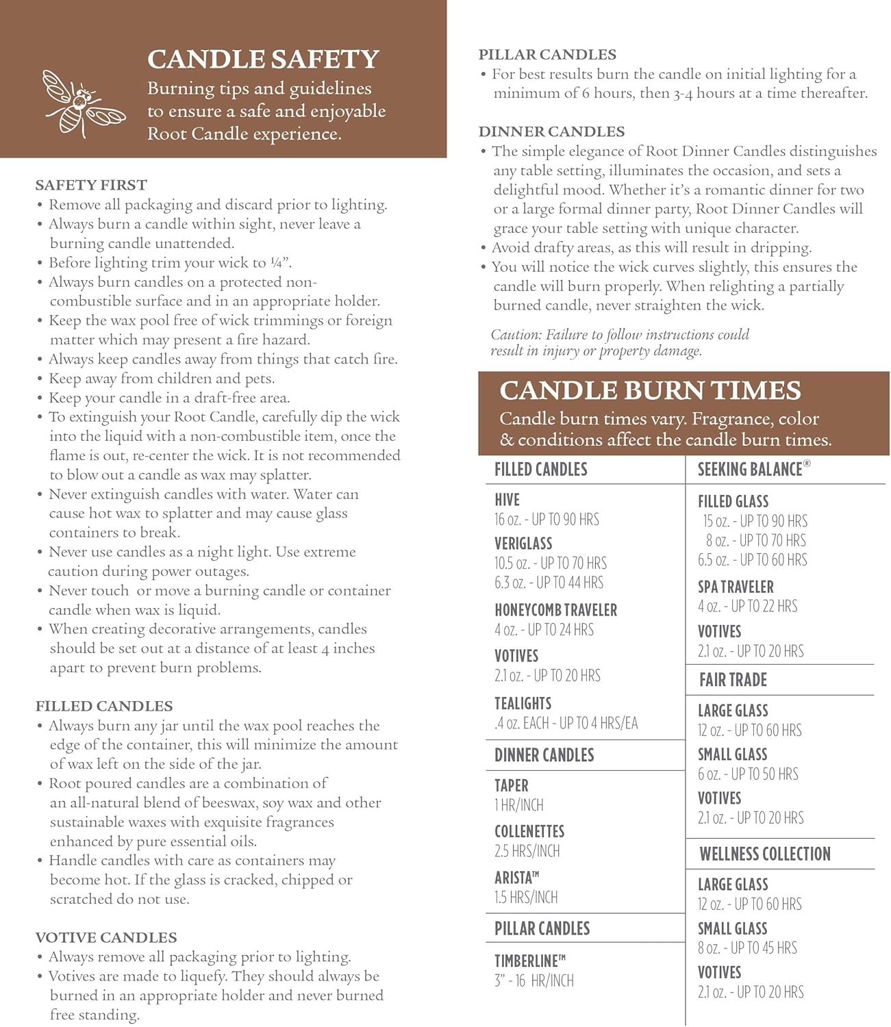 Root Candles Honeycomb Traveler Scented Beeswax Blend Candle in Tobacco Vanilla, 4-Ounce