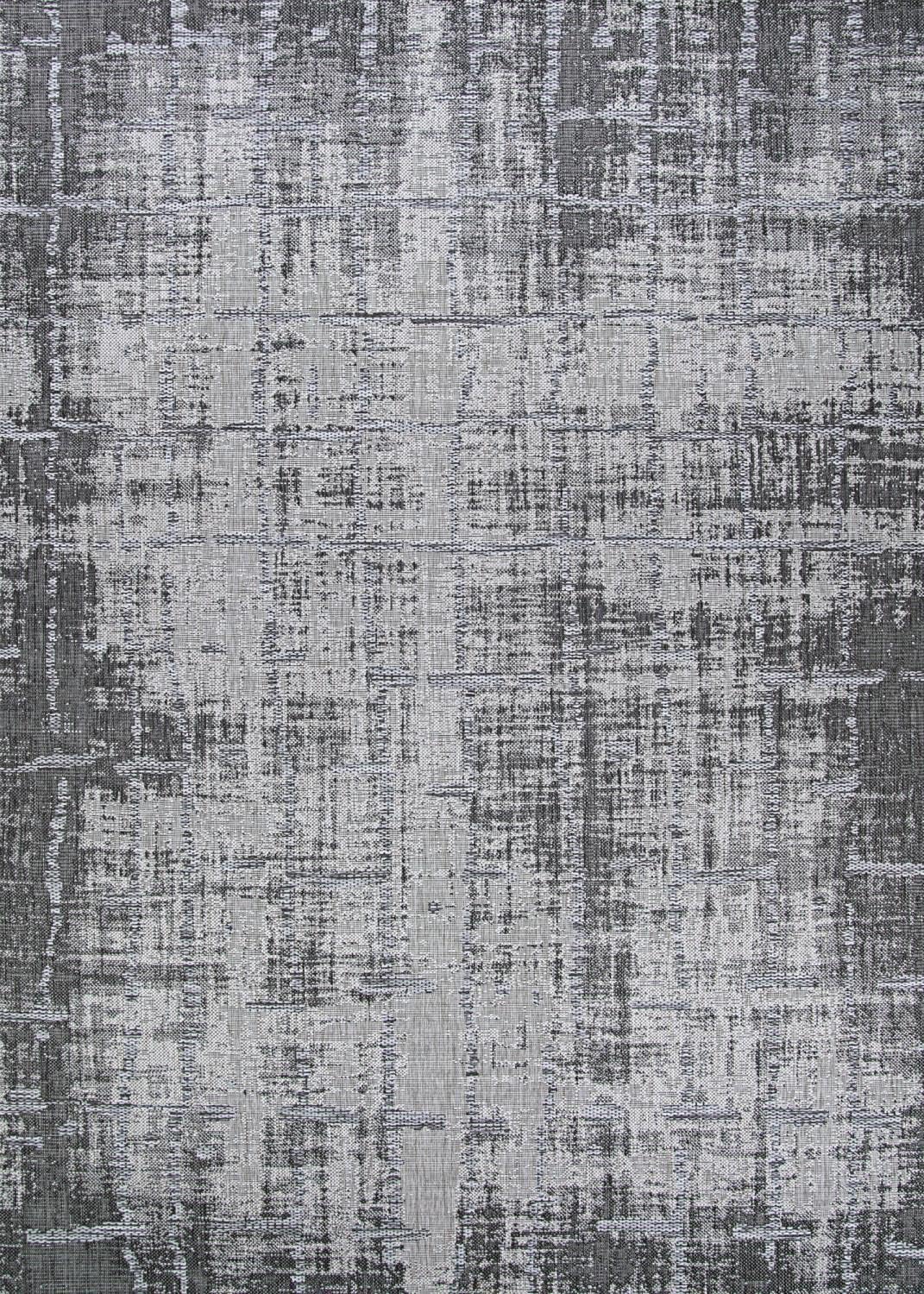 Couristan Charm Tiverton Area Rug, 2'2" x 4'3", Anthracite-Light Gray Indoor/Outdoor Rug