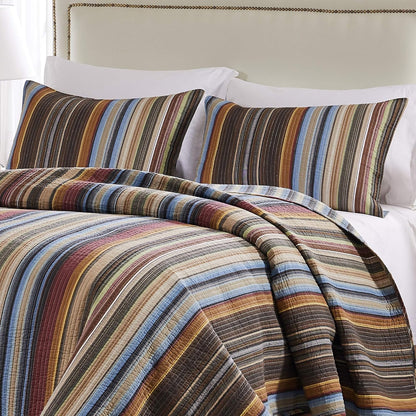 Greenland Home Durango 100% Cotton Pillow Sham, King 20x36-inch, Earth