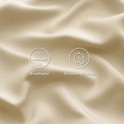 Bedsure Twin XL Sheet Set | Cooling Sheets Twin Extra Long, Rayon Derived from Bamboo, Deep Pocket, Hotel Luxury Bedding