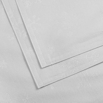 13 95 Inch, HARORBAY White Table Runner x Farmhouse Silver Dresser Scarf for Dining Room Kitchen Party Winter Holiday