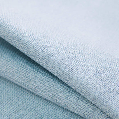 NATUS WEAVER 2 12 60 Inch Soft Caddice Faux Linen Side Table Runner, eco-Friendly Fabric Handcrafted Runner, Light Blue