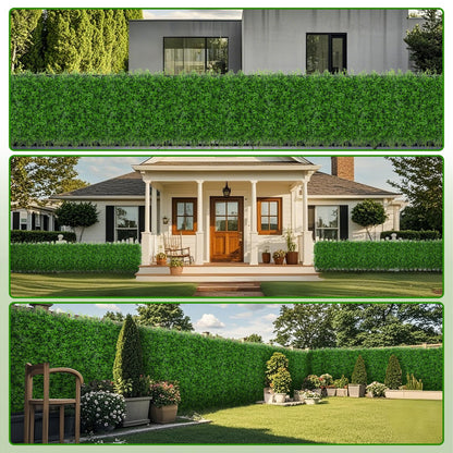 Yangrass Grass Wall Panels, 40"x120" (33.33 sqft) Artificial Boxwood Hedge Roll Privacy Screen, Green Wall Decor with UV Protection, Greenery Backdrop for Garden Indoor Outdoor Decor