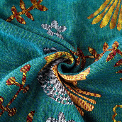 MSGKV Boho Throw Blanket 50"x60" Cotton Blanket for Couch and Sofa Cover for Living Room Spring Throw Decorative Woven Bird Blankets
