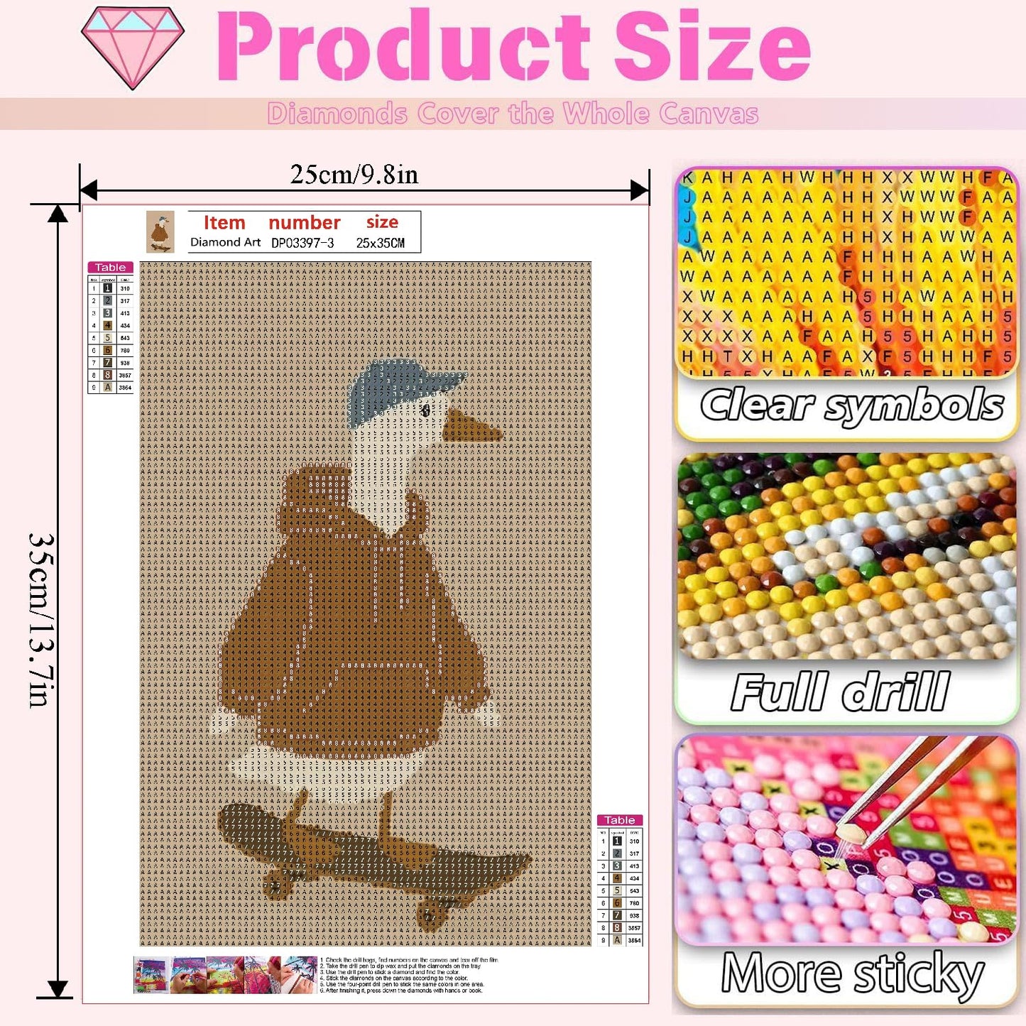 9 Pack Animal Diamond Art Kits for Adults and Kids, Room Decor 5D DIY Diamond Painting Kits for Beginner, Diamond Dots Full Drill Crafts for Gem Art Decor for Women's Hobbies 10x14in