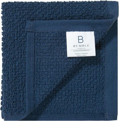 12"x12" 100% Set 430 8 Pack 4 4 Bumble Premium Dish Cloths Towel | Natural Ring Spun Cotton Tea Towel | GSM | Highly