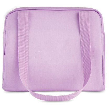 PackIt(R) Freezable Hampton Lunch Bag, Lavender, Built with EcoFreeze(R) Technology, Collapsible, Reusable, Zip Closure with Front Pocket and Shoulder Straps, Designed for Fresh Office Lunches