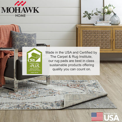 Mohawk Home Non-Slip Rug Pad - 1/4" Thick Felt & Latex Rubber Gripper - 8' x 10' for Hardwood & Tile Floors