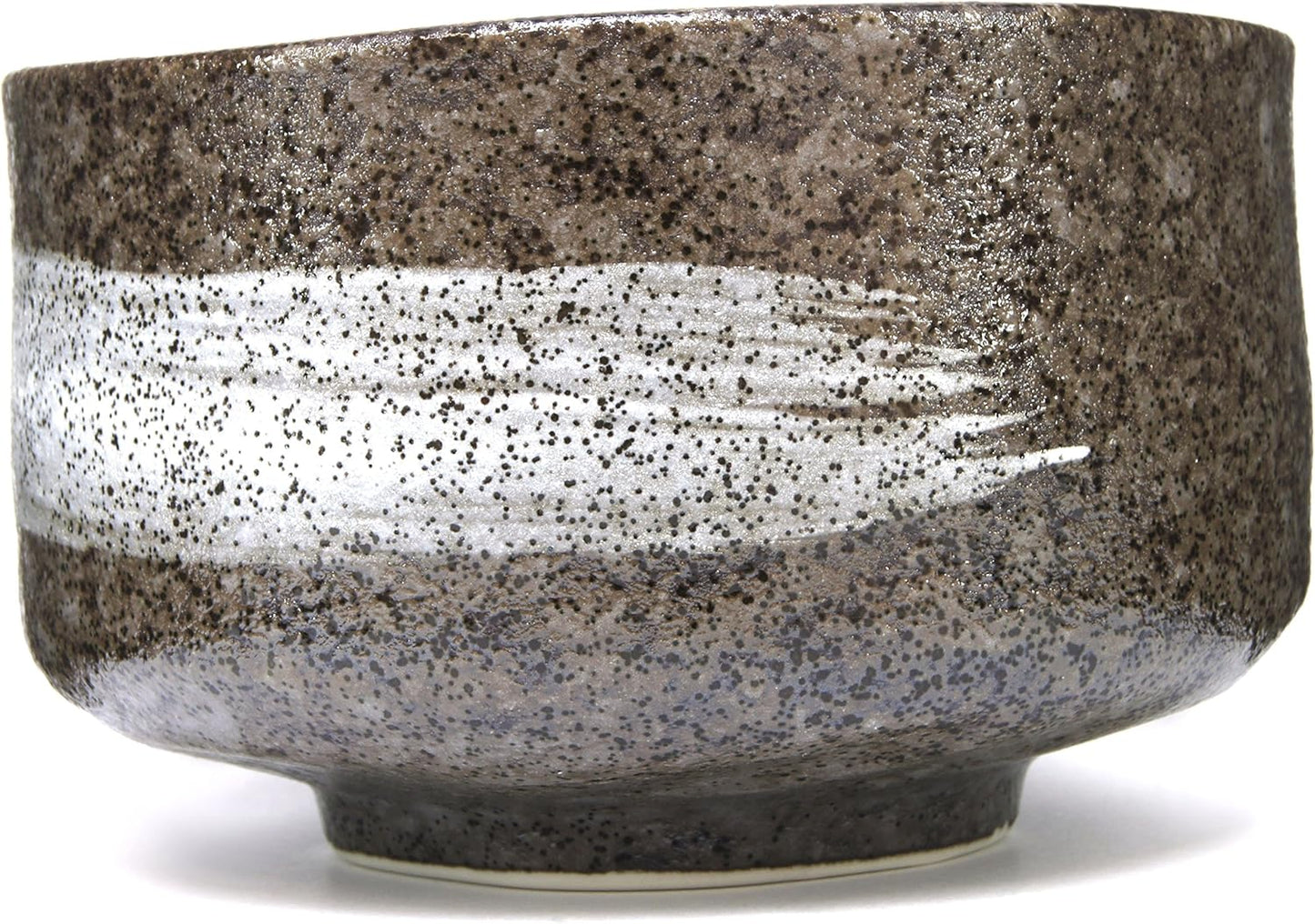Japanese Handcrafted Matcha Tea Bowl - Brown Hagoromo Chawan, Authentic Pottery for Tea Ceremony