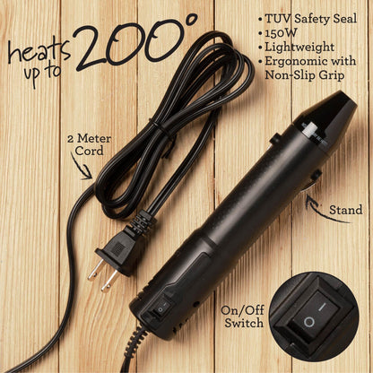 Plaid Electronic Heat Pen, Versatile All-in-One Tool for DIY Arts and Crafts Projects, 44812