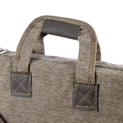 TRANSON Art Portfolio Case Artist Backpack Canvas Bag Large 26” x 19.5” Khaki