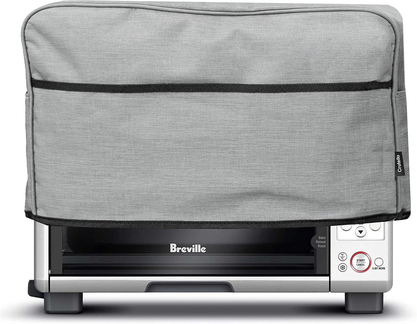 Crutello 4 Slice Toaster Oven Cover with Storage Pockets, High Quality Dust Cover for Kitchen Appliances