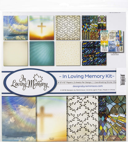 Reminisce (REMBC) in Loving Memory Scrapbook Collection Kit, Multicolor, (ILM-200)