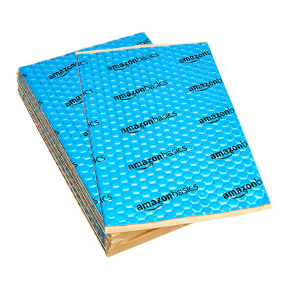 Amazon Basics Car Sound Deadening Mat, 9.8″ x 15.7″, 34-Piece