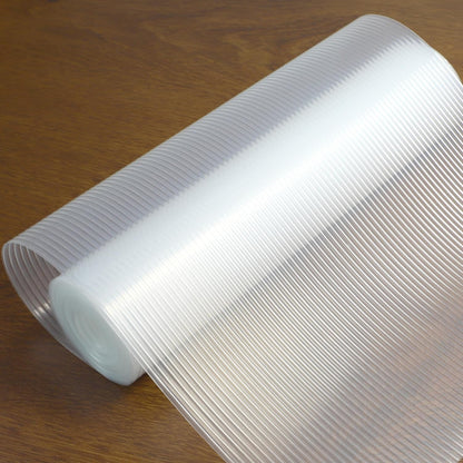 Shelf Liners for Kitchen Cabinets, 15 Inch Wide X 20 Ft Non-Slip Waterproof Clear Liner for Cupboard