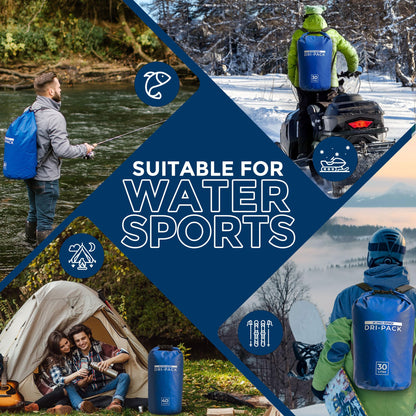 Zero Grid Dry Bag Perfect for Hiking, Camping, Canoeing Multi Sizes Waterproof Keep Goods Dry (10 Liter)