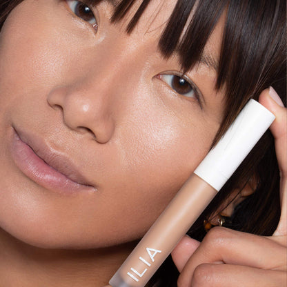 ILIA - True Skin Serum Concealer | Non-Comedogenic, Cruelty-Free, Vegan, Safe For Sensitive Skin, Reduces Appearance of Dark Circles + Blemishes (Arrowroot SC.5, 0.16 oz | 5 ml)
