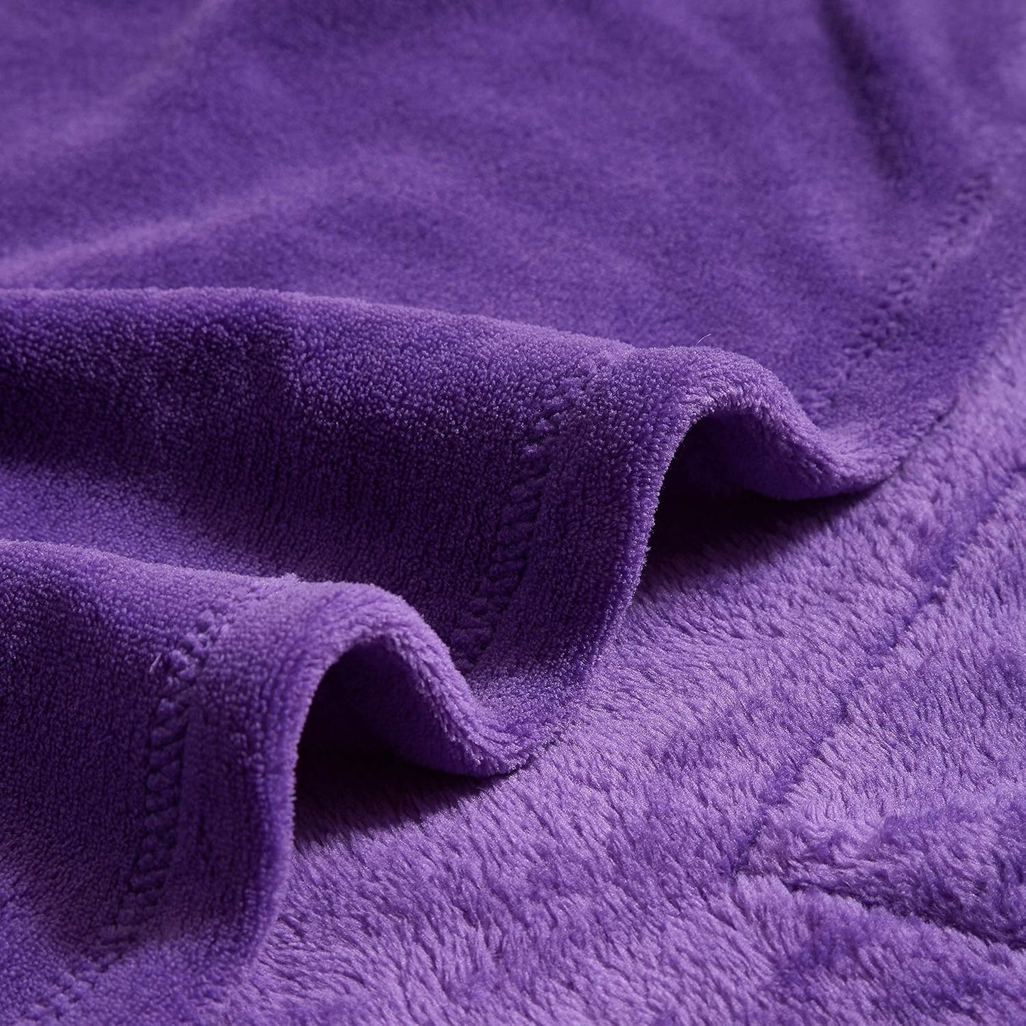 Cozy 50"x60", Pop Shop Hooded Ultra-Soft Plush Throw Blanket with Pockets, Purple