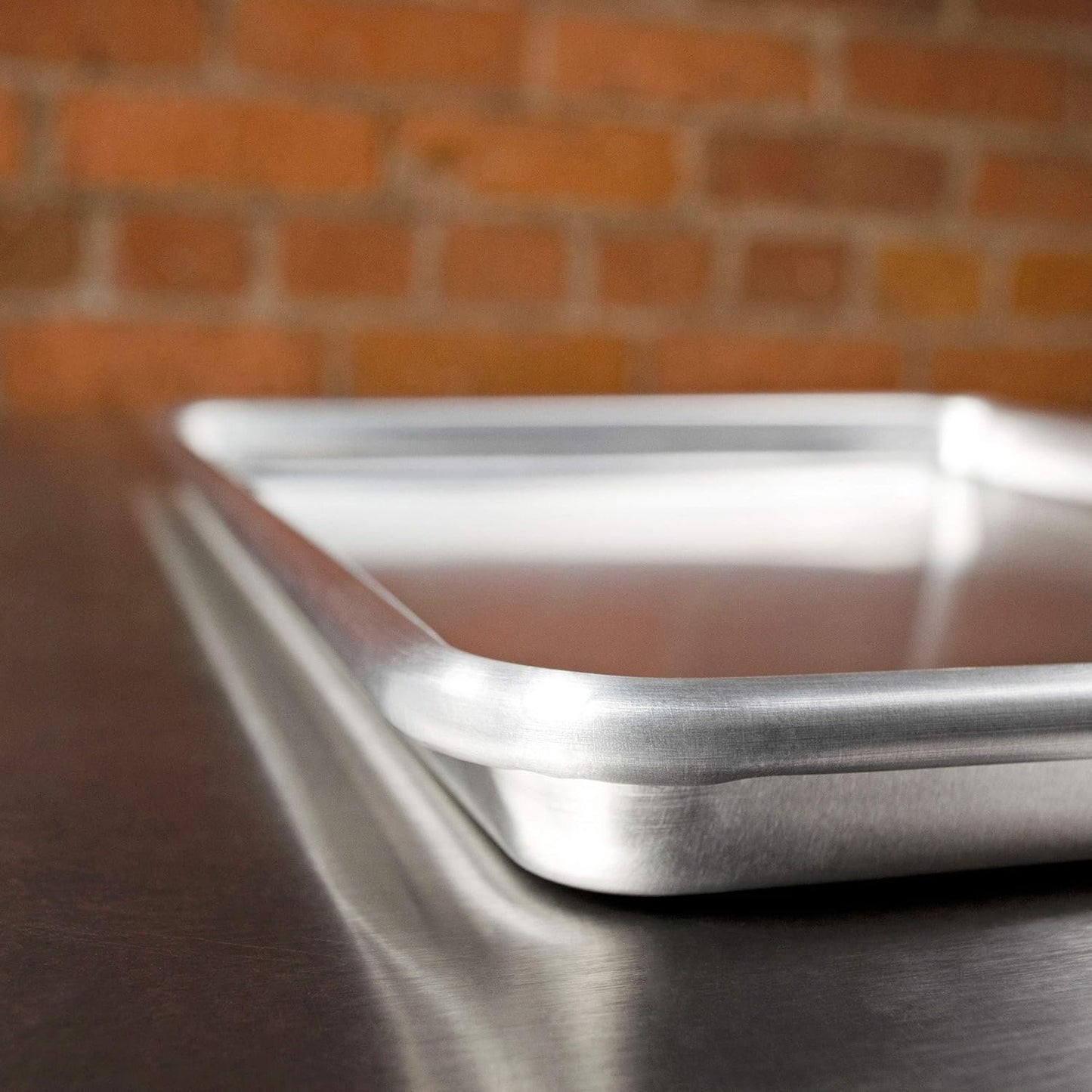 Fat Daddio's Natural Aluminum Quarter Sheet Pan - 2-Pack for Baking