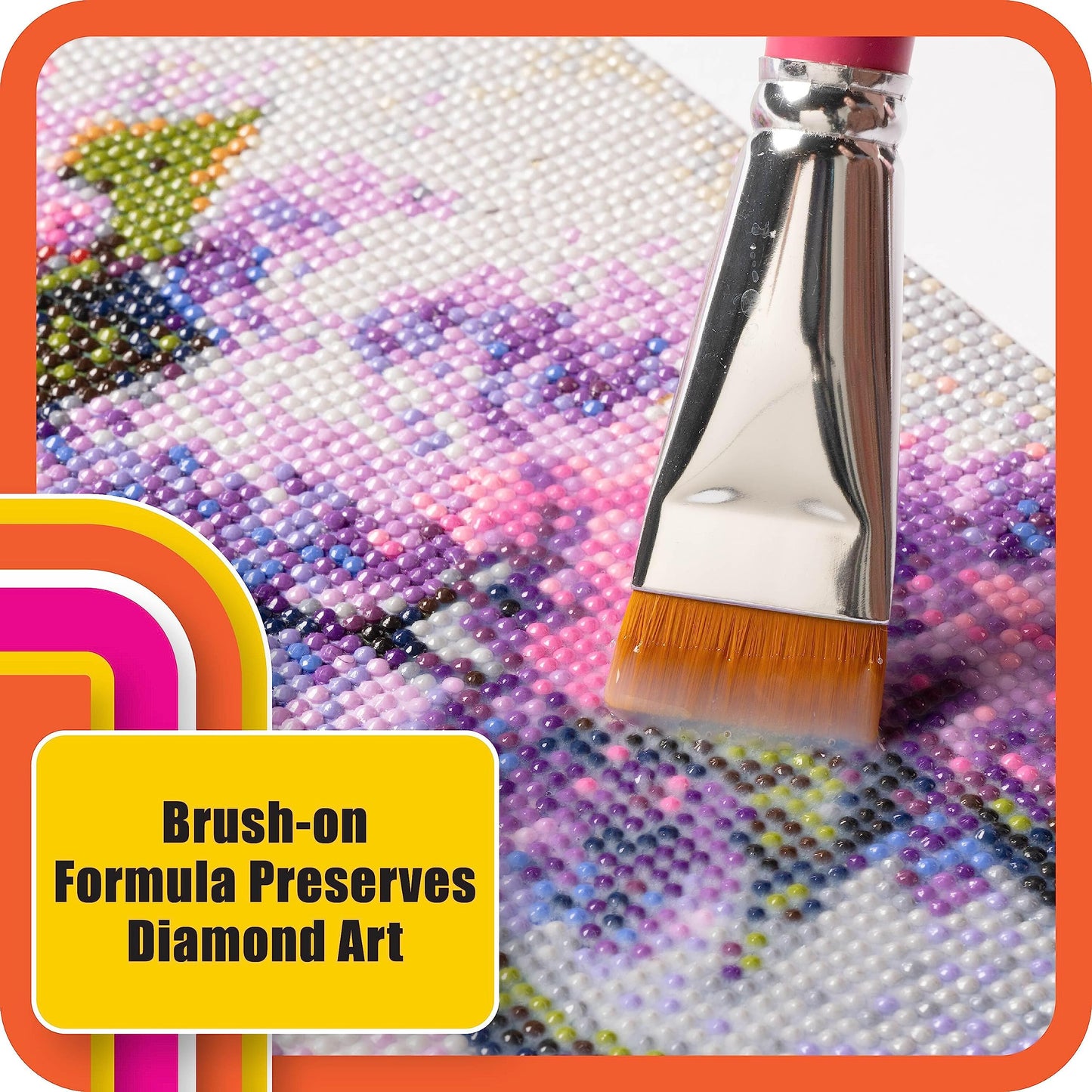 Mod Podge Diamond Top Coat, Premium All-in-One Glue, Sealer, and Finish Perfect for Preserving Diamond Puzzle Arts and Crafts Projects, CS27590