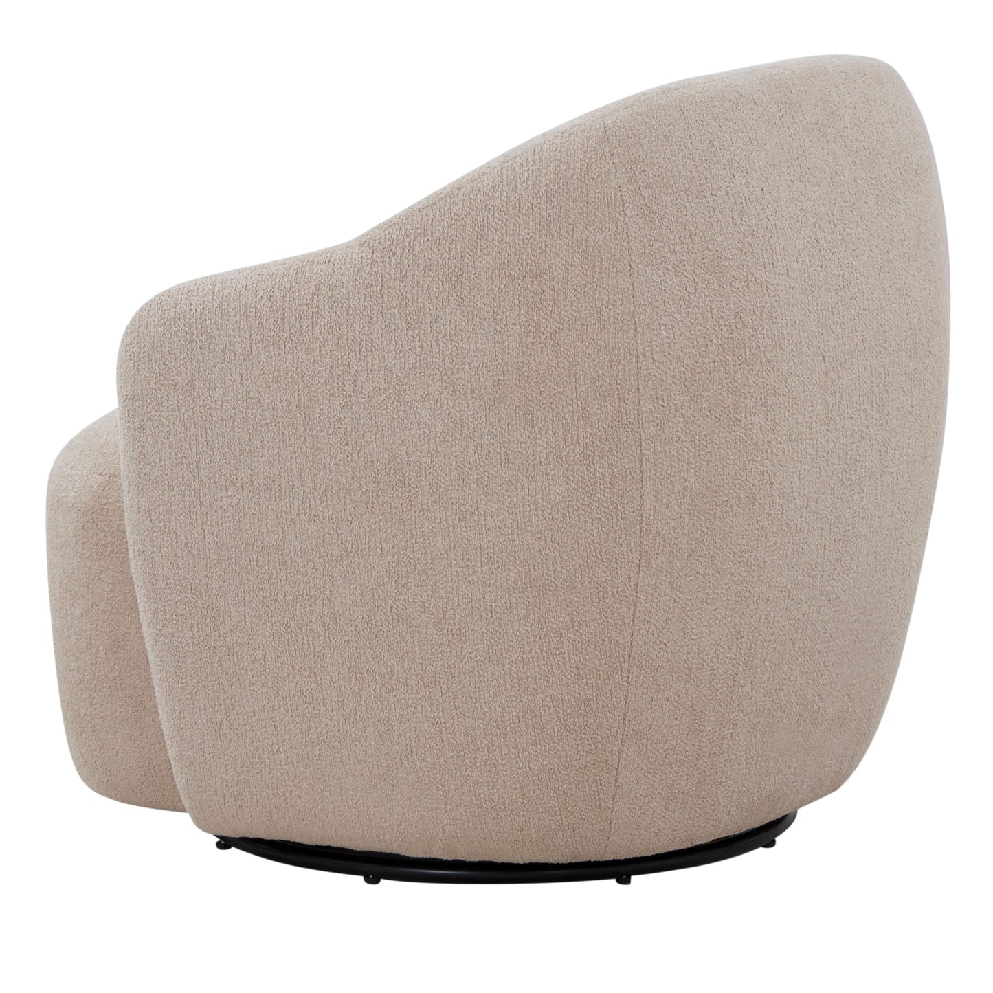 SAFAVIEH Couture Collection Peitra Oatmeal Boucle Accent Chair (Fully Assembled)
