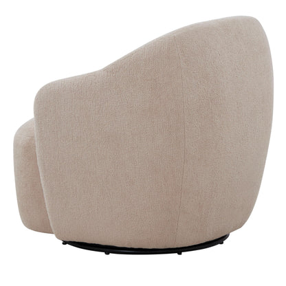 SAFAVIEH Couture Collection Peitra Oatmeal Boucle Accent Chair (Fully Assembled)