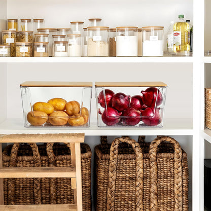 Stackable Kitchen Pantry Basket Organizer for Onion, Potato, Vegetable, Produce Storage