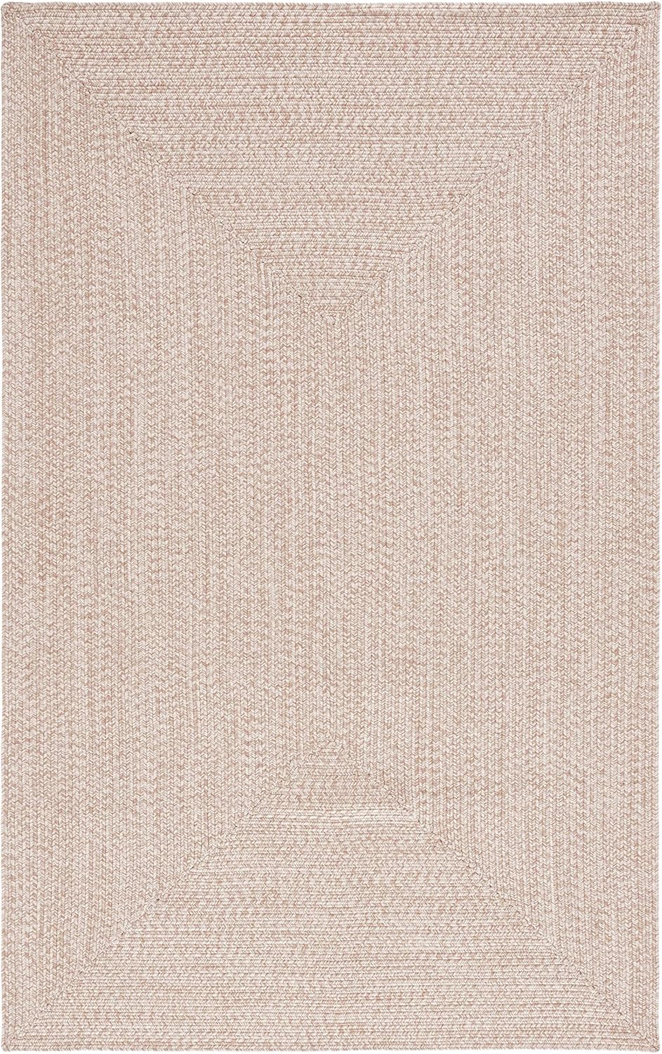 2' 3', (BRA201B) SAFAVIEH Washable Rug Outdoor Braided Collection - x Natural, Handmade & Reversible, Non-Shedding