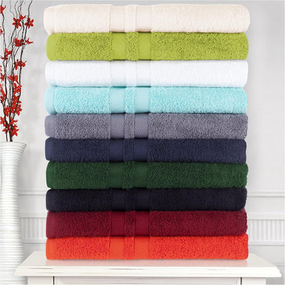 8-Piece Set, 2 2 4 Superior Ultra-Soft Cotton Towel Includes Bath Towels, Hand Towels, and Washcloths, Daily Use Towels