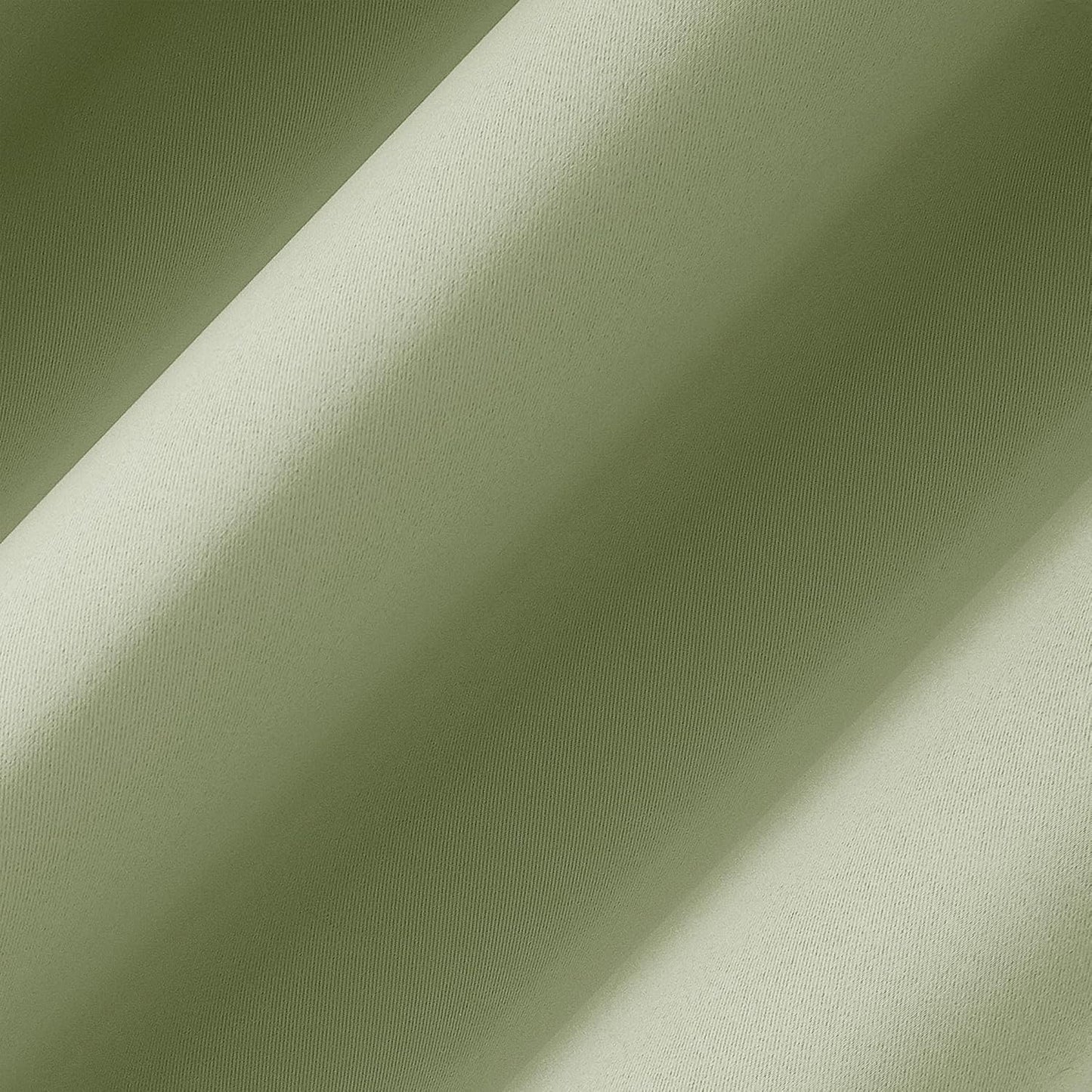 Sun Zero Soho Blackout Grommet Curtain Single Panel, 54" x 95", Sage Green, Energy Efficient